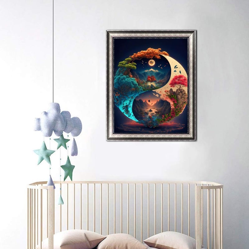 JAKI Tree of Life Diamond Painting Kits for Adults-Tree Diamond Art Kits for Adults Gem Art Kits for Adults for Gift Home Wall Decor(12x16inch) - Image 4